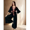 PAMİRA VİSKON PANT & BLUZ TAKIM Siyah
