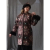 RUMİ JAKAR DOKUMA ÇİNİ DESEN PALTO
