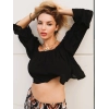 SAHRA MADONNA YAKA CROP BLUZ