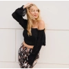 SAHRA MADONNA YAKA CROP BLUZ