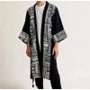 TRIBAL BORDÜR DETAYLI BOHEM MÜSLİN KAFTAN