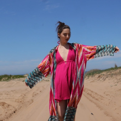 BUHARA VİSKON KAFTAN