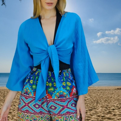 MARAKECH ŞORT & NORA CROP TAKIM