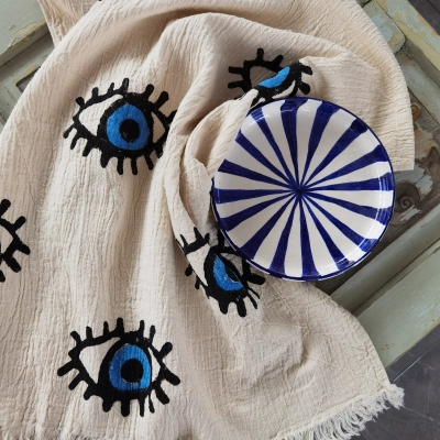 DOĞA -TAHTA BASKILI PESTEMAL