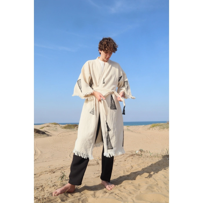 PYRAMID TAHTA BASKI KAFTAN