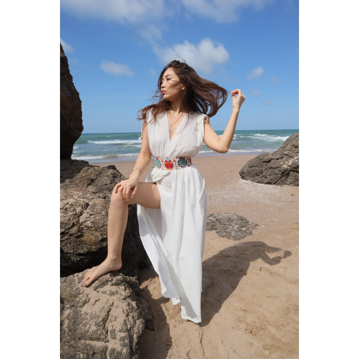 HELEN BELİ YAZMA ELBİSE
