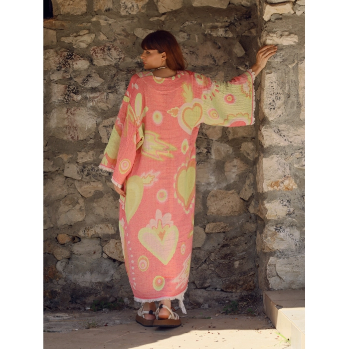 UTOPIA KAFTAN / Sarı & Pembe