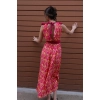 SELENE IKAT MAKSİ ELBİSE