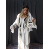 SHAMAN TAHTA BASKILI MÜSLİN KAFTAN