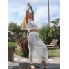 ÖRME FİLE BLUZ ETEK TAKIM