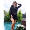 ÖRME TRİKO FİLE MİNİ ELBİSE