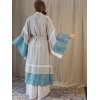 RUMİ ÇİNİ BASKILI PAMUK KAFTAN
