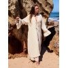 ELMAS KAFTAN & ELBİSE TAKIM / Ekru