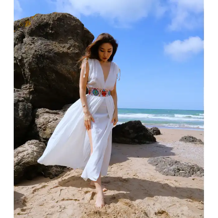 HELEN BELİ YAZMA ELBİSE