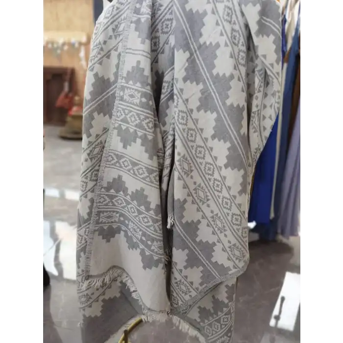 CABALA ETNİK DESENLİ YATAK ÖRTÜSÜ