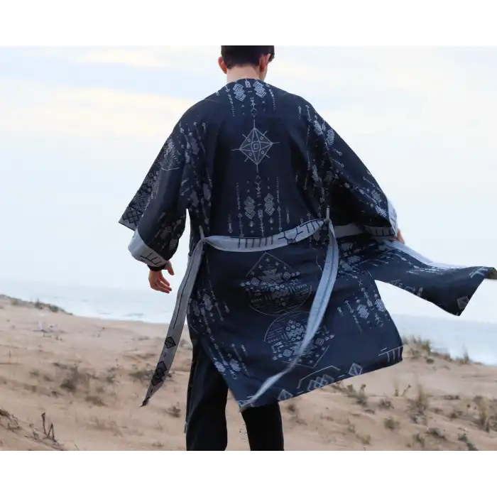 BOULDER ETNİİK DESEN KİMONO