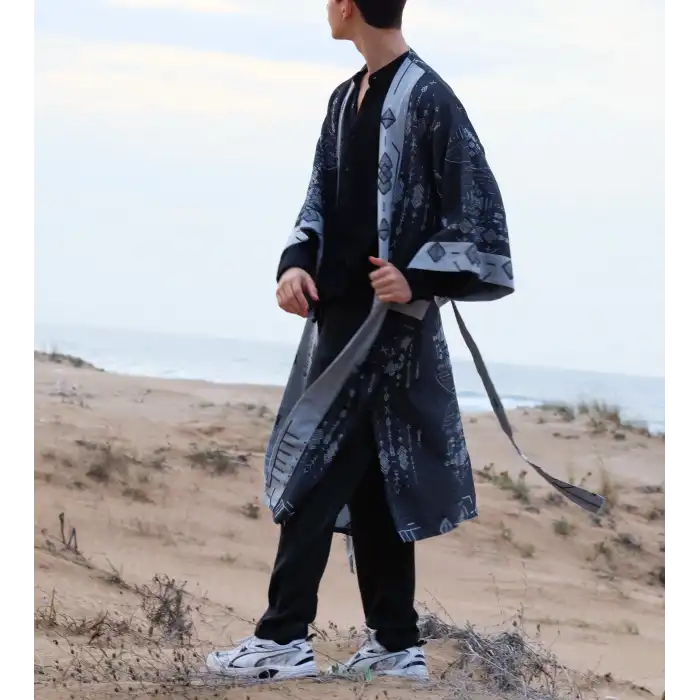 BOULDER ETNİİK DESEN KİMONO