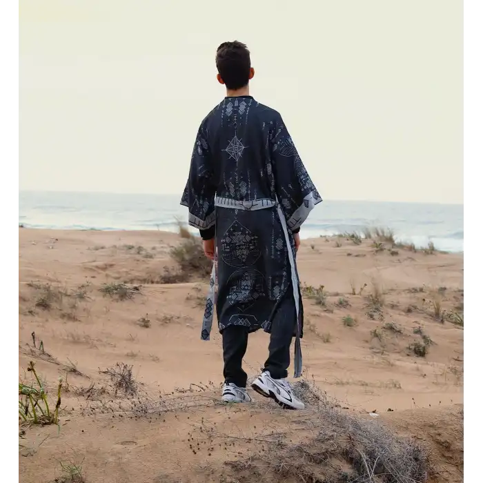 BOULDER ETNİİK DESEN KİMONO