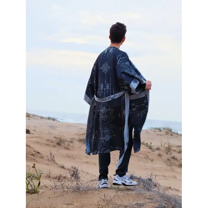 BOULDER ETNİİK DESEN KİMONO