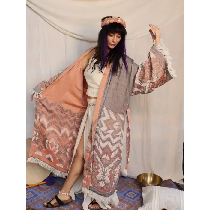 BOABAB PAMUK DOKUMA KİMONO