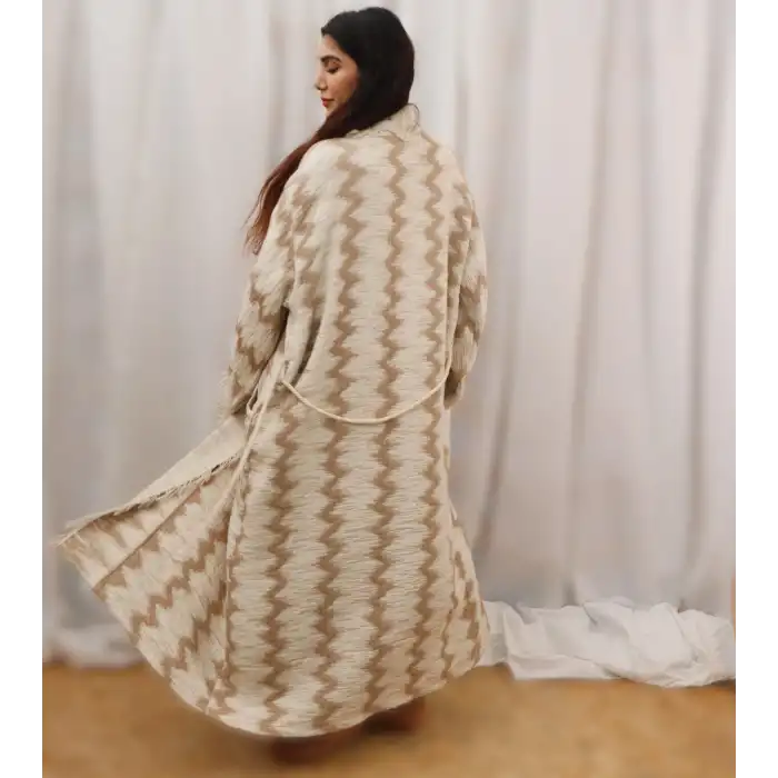 DUMAN BOHEM MÜSLİN İÇİ DOLGULU KAFTAN