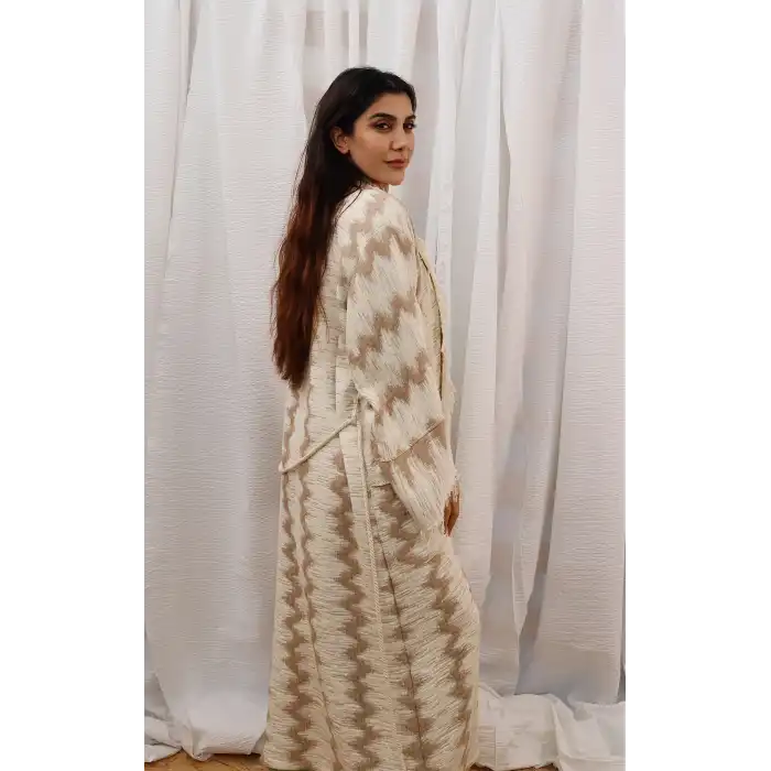 DUMAN BOHEM MÜSLİN İÇİ DOLGULU KAFTAN