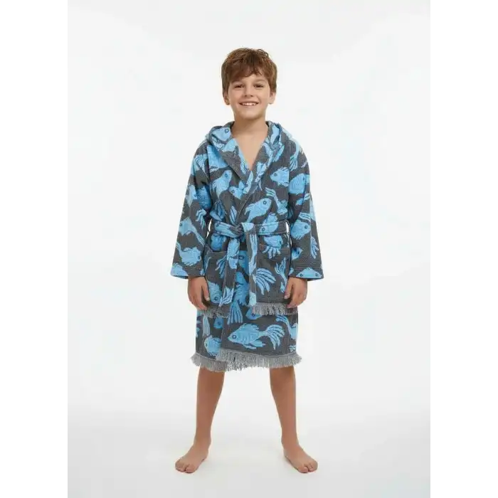 MORİNA BORNOZ/ Mavi