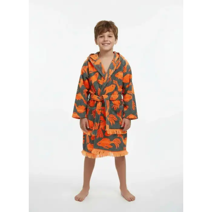 MORİNA BORNOZ/ Turuncu