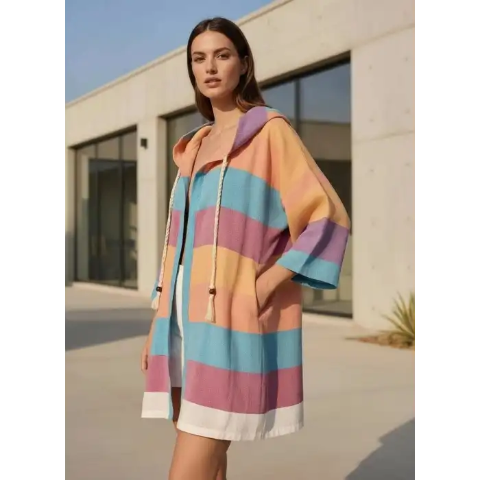 HARMONY KAPŞONLU KİMONO