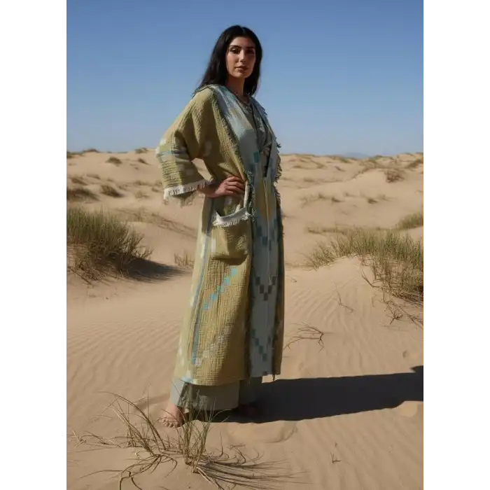 ANATOLIAN HERİTAGE KAFTAN / Yeşil Kilim