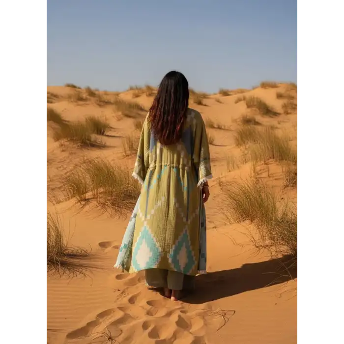 ANATOLIAN HERİTAGE KAFTAN / Yeşil Kilim