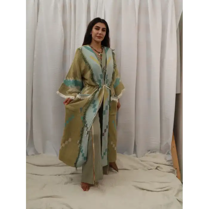 ANATOLIAN HERİTAGE KAFTAN / Yeşil Kilim