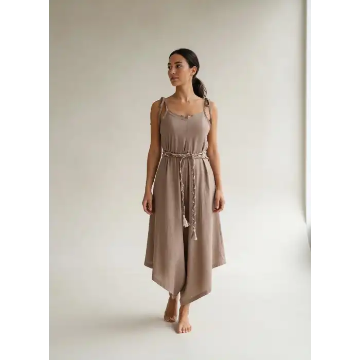 MAYA ASKISI BAĞLAMALI TULUM / Bej