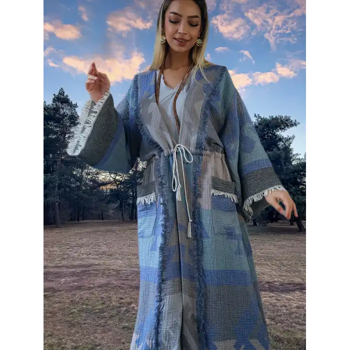 ANATOLIAN HERİTAGE KAFTAN / Mavi Kilim