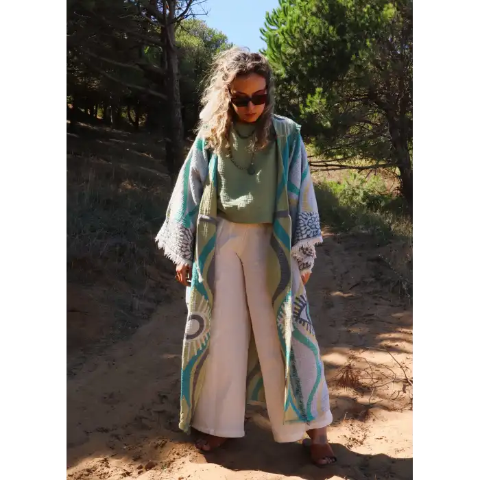 ANATOLIAN HERİTAGE KAFTAN / Yeşil Göz