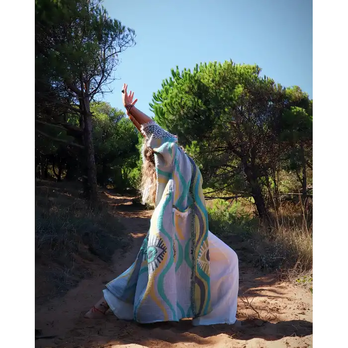 ANATOLIAN HERİTAGE KAFTAN / Yeşil Göz