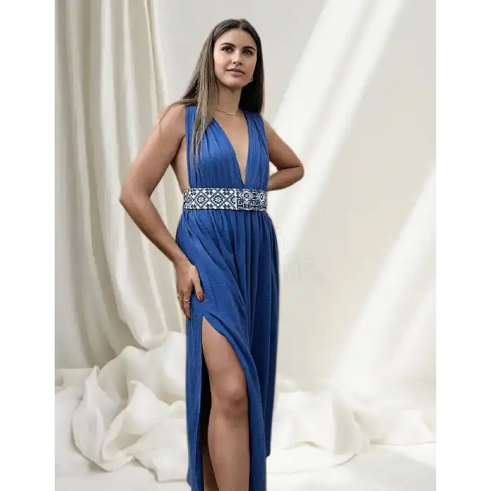 AZİZE BOHEM STİL MÜSLİN ELBİSE / Parlament