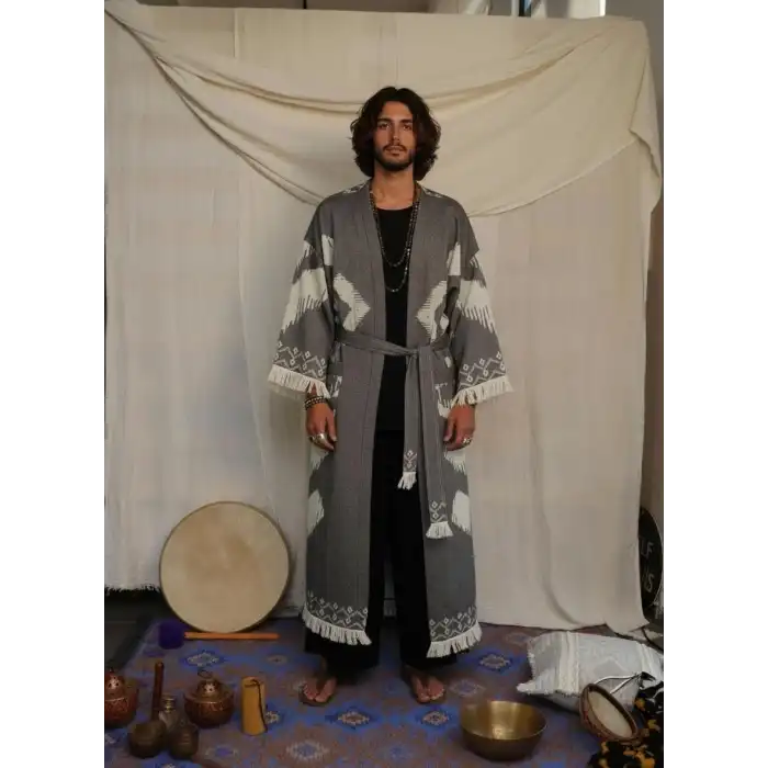 BALKAR DOKUMA PAMUK ERKEK KAFTAN