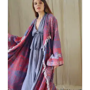 PALETTE DOKUMA KIŞ KAFTANI