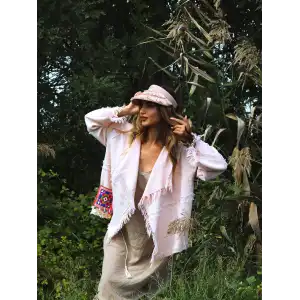 CHAPUT EL DOKUMA KİMONO CEKET