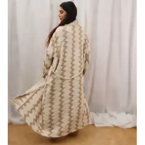 DUMAN BOHEM MÜSLİN İÇİ DOLGULU KAFTAN