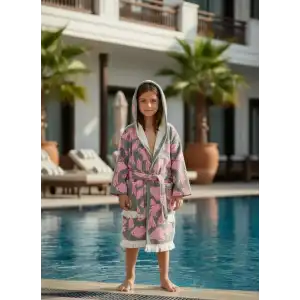 MORİNA BORNOZ/ Pembe