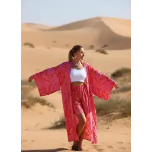 DATÇA YARASA KOL KİMONO ve ŞORT TAKIM