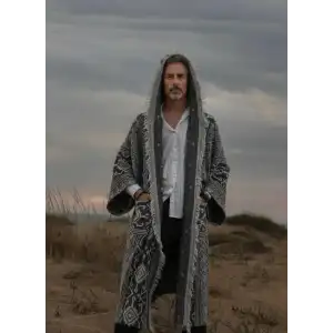 OTUKEN PAMUK KAPŞONLU BOHEM & ETNİK KİMONO