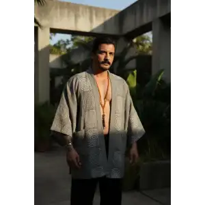 CIRCULAR PAMUK BOHEM KİMONO