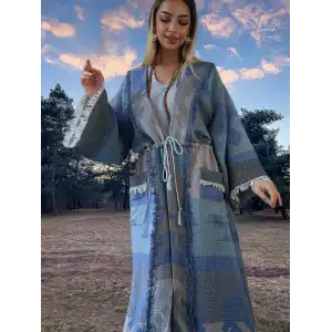 ANATOLIAN HERİTAGE KAFTAN / Mavi Kilim