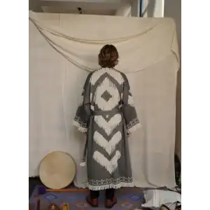 BALKAR DOKUMA PAMUK ERKEK KAFTAN