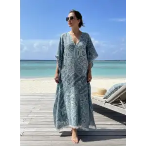 CARETTA CARETTA KAFTAN / Mavi