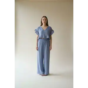 SALUTE BLUZ & PANTOLON TAKIM