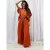 SAHRA BOHEM BOL PAÇA PANTOLON / Kiremit